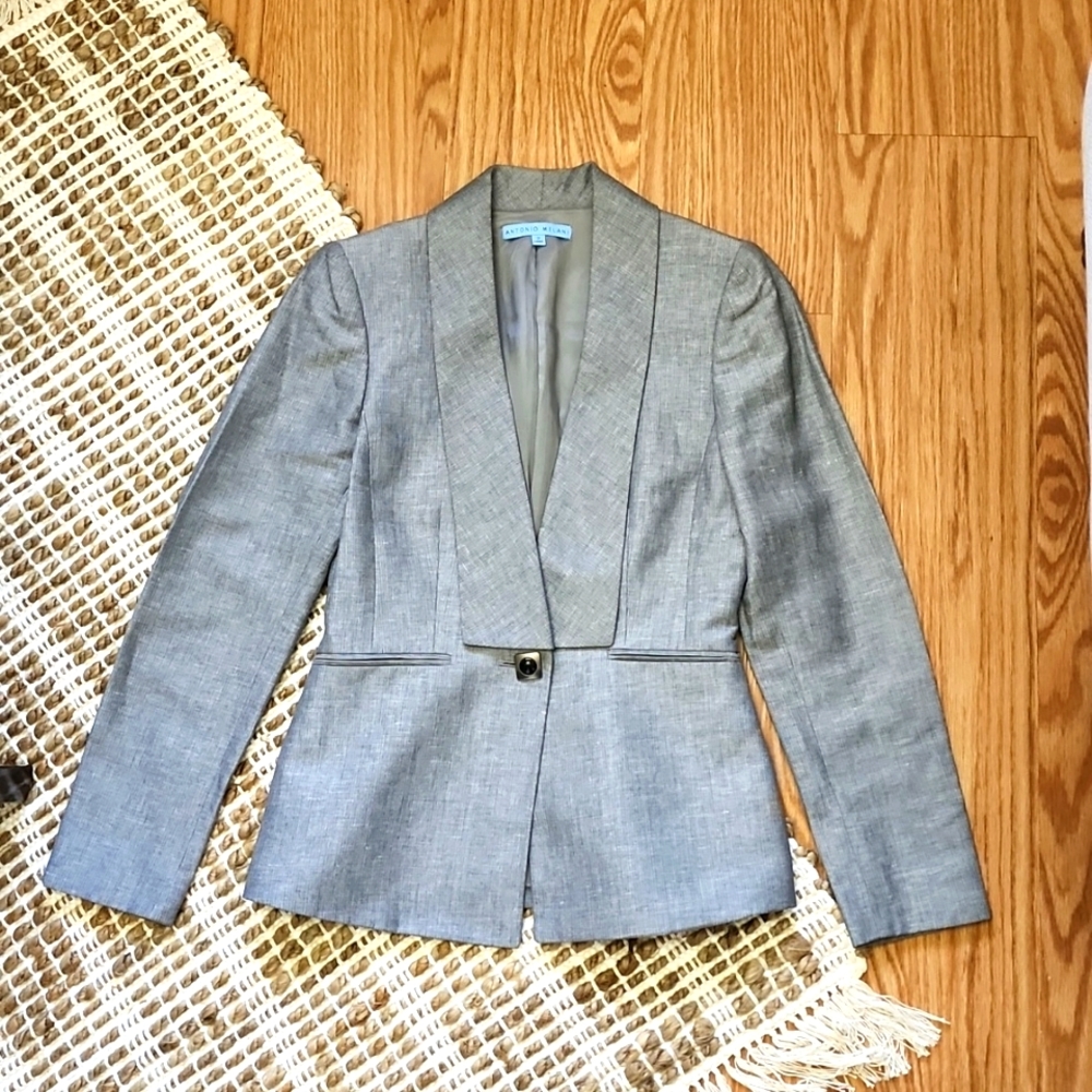 Antonio Melani Blazer Tailored Syyle Grey Jacket